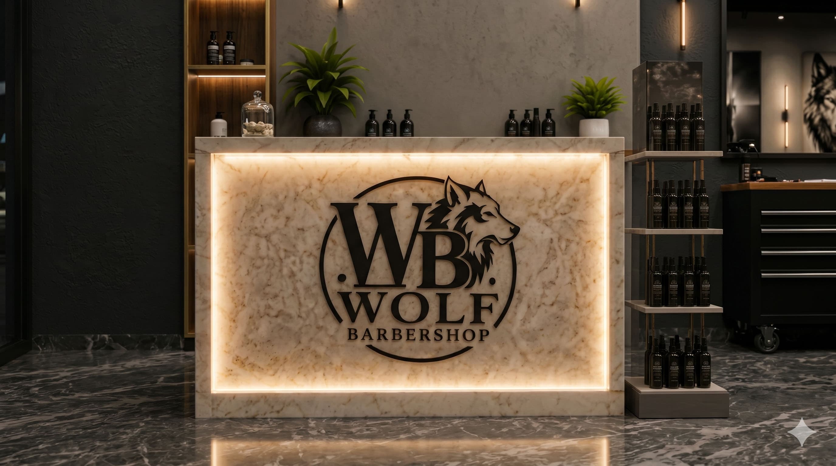 WOLF Barbershop workstation