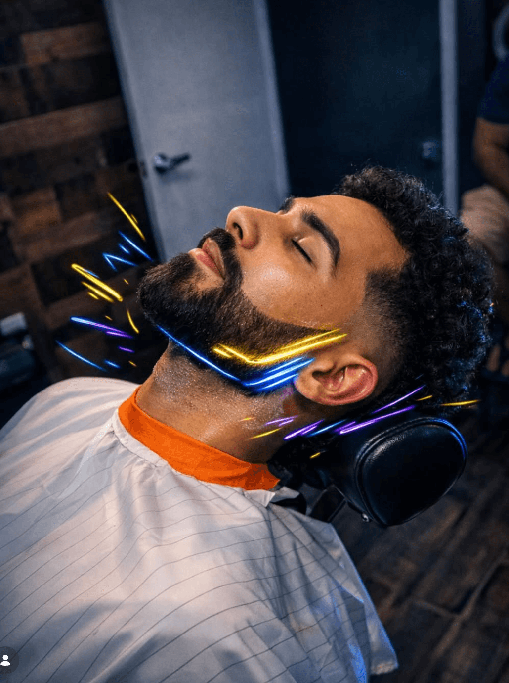 Premium haircut finish at WOLF Barbershop