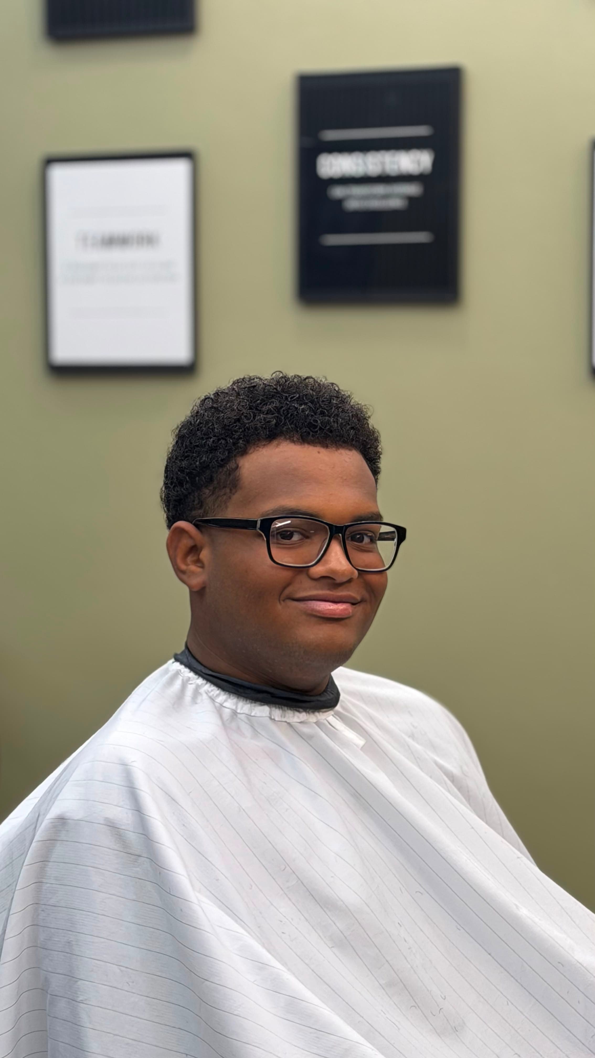 Fade haircut at WOLF Barbershop